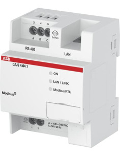 ABB Енергиен анализатор EQmatic QA/S4.64.1 за 64 Modbus устройства - 2CDG110229R0011 - Цена | LEDs4economy 2