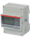 ABB Трифазен електромер за ИНДИРЕКТНО мерене на ел. енергия B24, M-bus, еднотарифен, за DIN монтаж 4 мод, MID - 2CMA100179R1000 