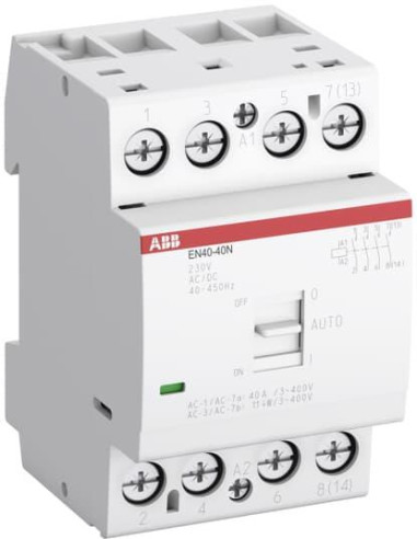 Модулен контактор EN 40A 4NO 230ac/dc 3 мод. ABB