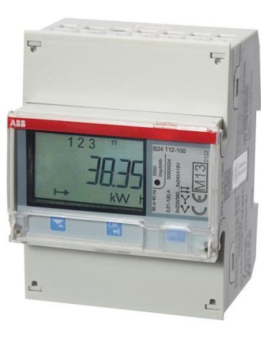 ABB Трифазен електромер за ИНДИРЕКТНО мерене на ел. енергия B24,