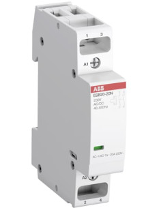 ABB Модулен контактор ESB 20A 1NO-1NC 24ac/dc 1 мод. - 1SBE121111R0111 - Цена | LEDs4economy