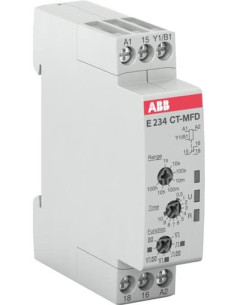 ABB Реле за време, мултифункционално, CT-MFD, 7x 0.05s...100h, 1c/o 6A, 24...240Vac - 1SVR500020R0000 - Цена | LEDs4economy