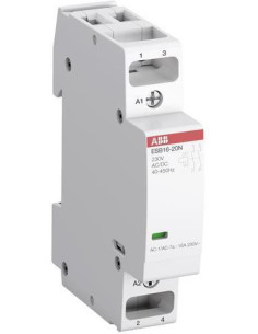 ABB Модулен контактор ESB 16A 2NC 230ac/dc 1 мод. - 1SBE111111R0602 - Цена | LEDs4economy
