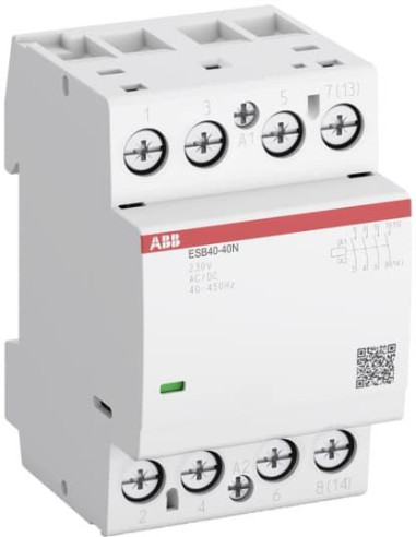 Модулен контактор ESB 40A 4NO 24ac/dc 3 мод. ABB