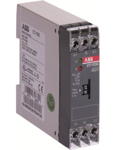 ABB Реле за време, звезда-триъгълник, CT-YDE, 1x 0.3s…30s, 1c/o 4A, 24...240Vac/dc - 1SVR550207R4100 - Цена | LEDs4economy