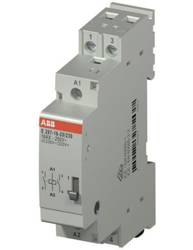 Импулсно реле E297 16A 2NO 230Vac 1 мод. ABB