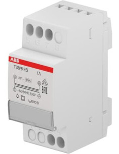 ABB Модулен звънчев трансформатор TS 8/8 ES 8V 1А 2 мод. - 2CSM228595R0812 - Цена | LEDs4economy