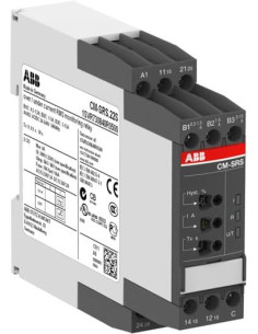 ABB Реле за контрол на напрежение, мин или макс праг, CM-SRS, 0.1s...30s, 2c/o 4A, 110...130Vac - 1SVR730841R0400 - Цена | LEDs4