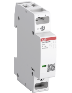 ABB Модулен контактор ESB 20A 2NO 110ac/dc 1 мод. - 1SBE121111R0420 - Цена | LEDs4economy