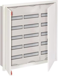 ABB Табло за скрит монтаж ComfortLine 5х36мод. U53 с две метални плътни врати и Н и РЕ клеми - 2CPX030107R9999 - Цена | LEDs4eco