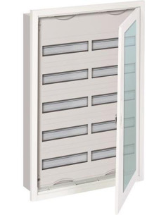 ABB Табло за скрит монтаж ComfortLine 5х24мод. U52TE (120) с прозрачна врата и Н и РЕ клеми - 2CPX071595R9999 - Цена | LEDs4econ