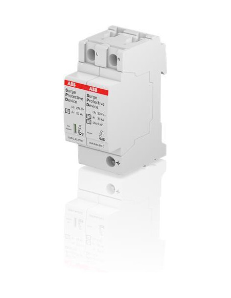 ABB Катоден отводител тип 2 OVR 40kA 275V 1P+N  - 2CTB803972R1100