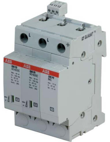 ABB Катоден отводител тип 2 OVR 40kA 275V 3P  - 2CTB803873R2400 