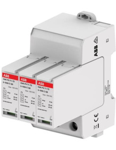 ABB Катоден отводител тип 1+2 PV OVR-DC 40kA 1000V 2P с индикация - 2CTB812050R1000 - Цена | LEDs4economy