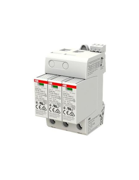 ABB Катоден отводител тип 2 PV OVR-DC 40kA 1000V 2P с индикация