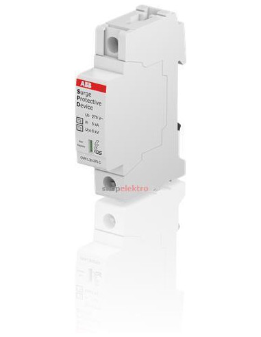 ABB Катоден отводител тип 2+3 OVR 20kA 275V 1P  - 2CTB803871R2400