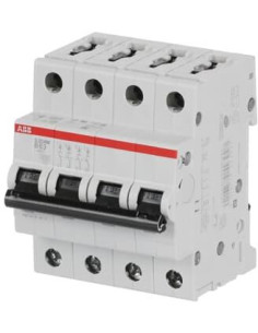 ABB Автоматичен прекъсвач S204M 4P 63A крива B 10kA - 2CDS274001R0635 - Цена | LEDs4economy