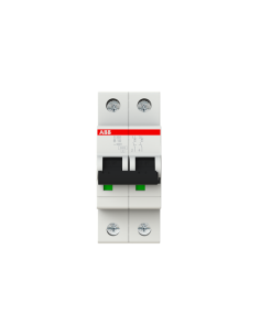 ABB Автоматичен прекъсвач S202 2P 10A крива B 6kA - 2CDS252001R0105 - Цена | LEDs4economy