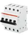 ABB Автоматичен прекъсвач S204 4P 63A крива B 6kA - 2CDS254001R0635 - Цена | LEDs4economy