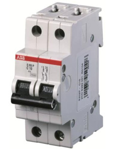 ABB Автоматичен прекъсвач S202P 2P 16A крива C 25kA - 2CDS282001R0164 - Цена | LEDs4economy