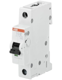 ABB Автоматичен прекъсвач S201 1P 20A крива D 6kA - 2CDS251001R0201 - Цена | LEDs4economy
