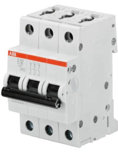 ABB Автоматичен прекъсвач S203 3P 50A крива D 6kA - 2CDS253001R0501 - Цена | LEDs4economy