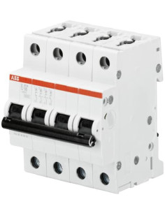 ABB Автоматичен прекъсвач S204 4P 25A крива D 6kA - 2CDS254001R0251 - Цена | LEDs4economy