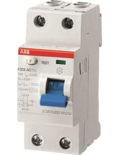 ABB ДТЗ 2P 16А 10mА серия F202 тип AC - 2CSF202001R0160 - Цена | LEDs4economy