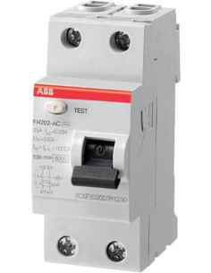 ABB ДТЗ 2P 63A 30mА серия FH202 тип A - 2CSF202102R1630 - Цена | LEDs4economy