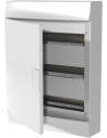 ABB Табло за открит монтаж 3x18мод. Mistral41W с бяла НЕ прозрачна врата и Н и РЕ клеми - 1SLM004102A3109 - Цена | LEDs4economy