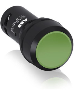 ABB Бутон със задържане зелен CP2-10G-101NO пластмасов ринг Ø22mm Compact - 1SFA619101R1012 - Цена | LEDs4economy