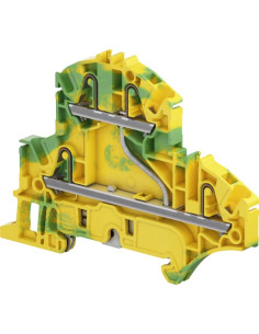 ABB Редова клема ДВУРЕДОВА жълто/зелена 2.5мм2 ZK2.5-D1-PE серия SNK - 1SNK705250R0000 - Цена | LEDs4economy