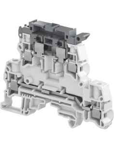 ABB Редова клема ДВУРЕДОВА сива 4мм2 с предпазител ZS4-D2-SF1 серия SNK - 1SNK508425R0000 - Цена | LEDs4economy