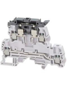 ABB Редова клема ДВУРЕДОВА сива 4мм2 с предпазител 24V ZS4-D2-SF1-R1 серия SNK - 1SNK508423R0000 - Цена | LEDs4economy