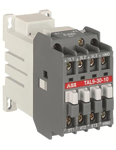 Контактор TAL9-30-10 3P 4kW (9A AC-3) 1NO 17...32V DC ABB