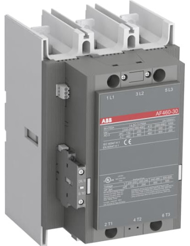 Контактор AF460-30-11 3P 250kW (460A AC-3) 1NO+1NC 100...250V 50/60Hz ABB