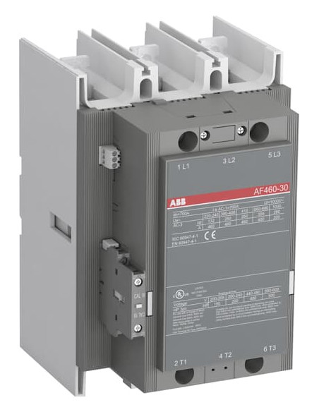 Контактор AF460-30-11 3P 250kW (460A AC-3) 1NO+1NC 100...250V 50/60Hz ABB