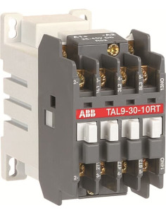 ABB Контактор TAL9-30-10RT 3P 4kW (9A AC-3) 1NO 17...32V DC - 1SBL143060R5110 - Цена | LEDs4economy