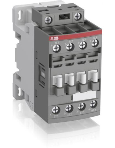 ABB Контактор AF09Z-40-00 4P 4kW (9A AC-3) 24...60V 50/60Hz  - 