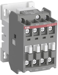 ABB Контактор AX09-30-10 3P 4kW (9A AC-3) 1NO 110V 50/60Hz - 1SBL901074R8410 - Цена | LEDs4economy