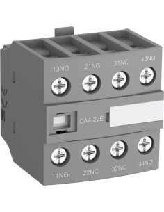 ABB Помощен контакт с 4NO /CA4-40N/ за контактори AF09...96 за челен монтаж - 1SBN010140R1240 - Цена | LEDs4economy