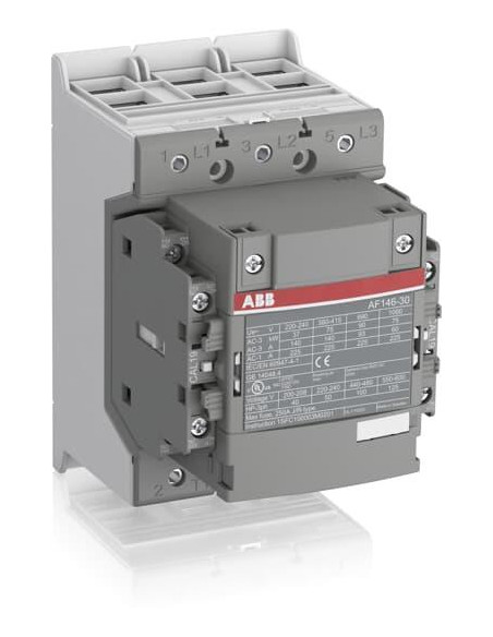 Контактор AF146-30-22 3P 75kW (146A AC-3) 2NO+2NC 100...250V 50/60Hz ABB