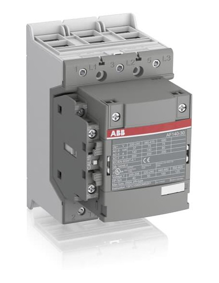 Контактор AF140-30-11 3P 75kW (140A AC-3) 1NO+1NC 24...60V 50/60Hz ABB