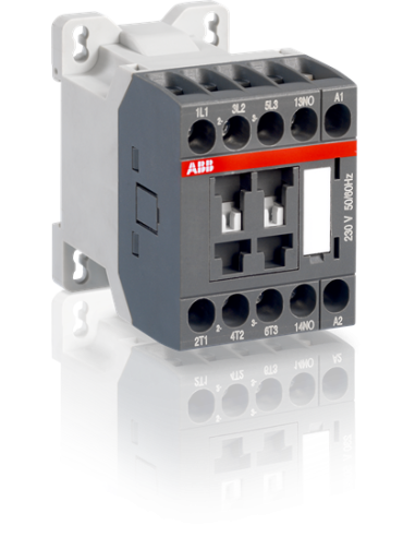 ABB Контактор AS09-30-10 3P 4kW (9A AC-3) 1NO 24V 50/60Hz  - 