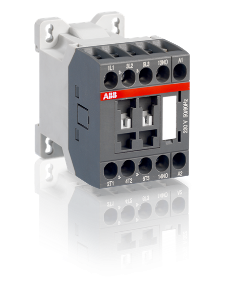 ABB Контактор AS09-30-10 3P 4kW (9A AC-3) 1NO 24V 50/60Hz  - 