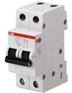 ABB Автоматичен прекъсвач SH201 1P+N 6A крива С 6kA - 2CDS211103R0064 - Цена | LEDs4economy