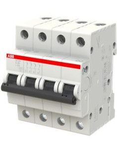 ABB Автоматичен прекъсвач SH204 4P 10A крива C 6kA - 2CDS214001R0104 - Цена | LEDs4economy