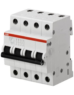 ABB Автоматичен прекъсвач SH204 4P 63A крива C 6kA - 2CDS214001R0634 - Цена | LEDs4economy