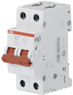 ABB Товаров прекъсвач /шалтер/ SD202 40A 2P 2 модула - 2CDD282101R0040 - Цена | LEDs4economy