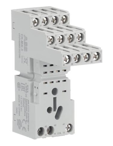 Основа CR-M4LS стандартна с цокъл за интерфейсно реле CR-M ABB